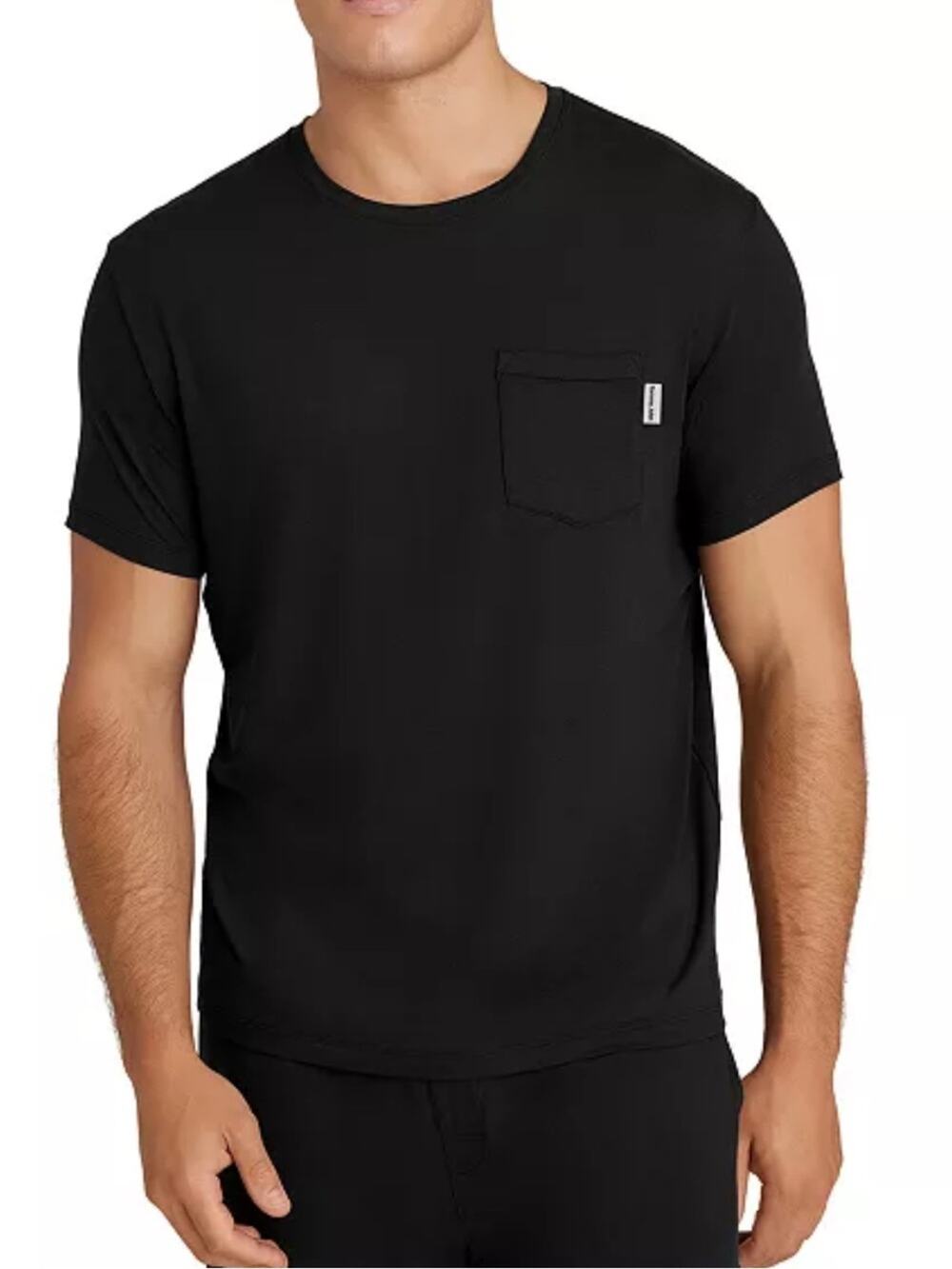 Tommy John Men’s Size XL Black Short Sleeve Pocket Crew T-Shirt NWT